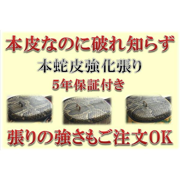 三線 沖縄三線 本蛇皮強化張り ブラック 初心者向けスタンダードセット