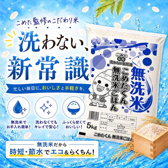 無洗米 10kg 国内産 無洗米 国内産 こめたくん 10kg (5kg×2個) お米 送料無料 白米 米