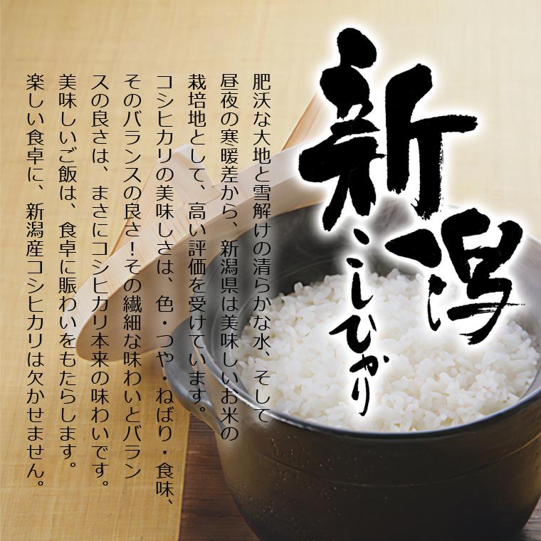 お米 30kg 新潟県産 コシヒカリ （ 令和5年産 ） 30kg （10kg×3袋）【 送料無料 （ 本州のみ ）】白米 生活応援米 新潟｜komeyaookura｜02