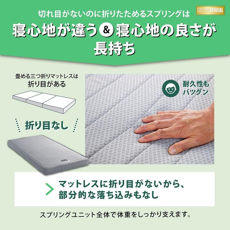 フランスベッド（FRANCEBED） 正規品 マットレス セミシングル FD-W02