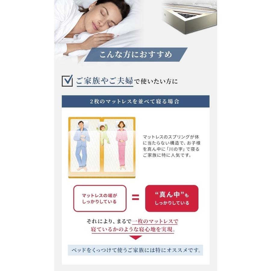 フランスベッド（FRANCEBED） 正規品 マットレス セミダブル LT-5500α