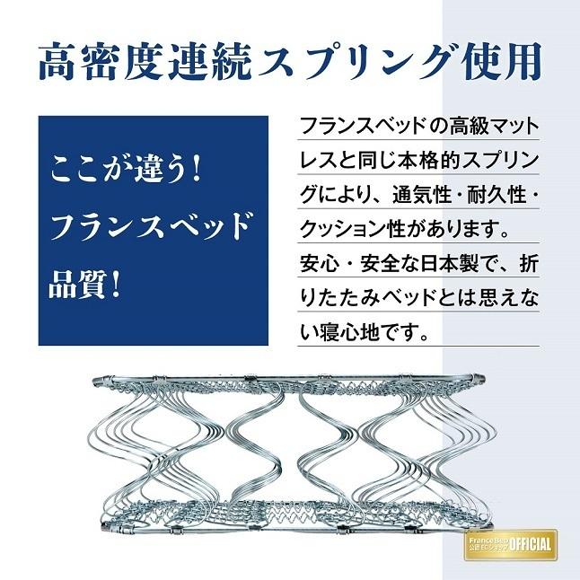 フランスベッド 折りたたみベッド シングル パンテオンN71-A フランスベッド 折りたたみベッド シングル パンテオンN71-A