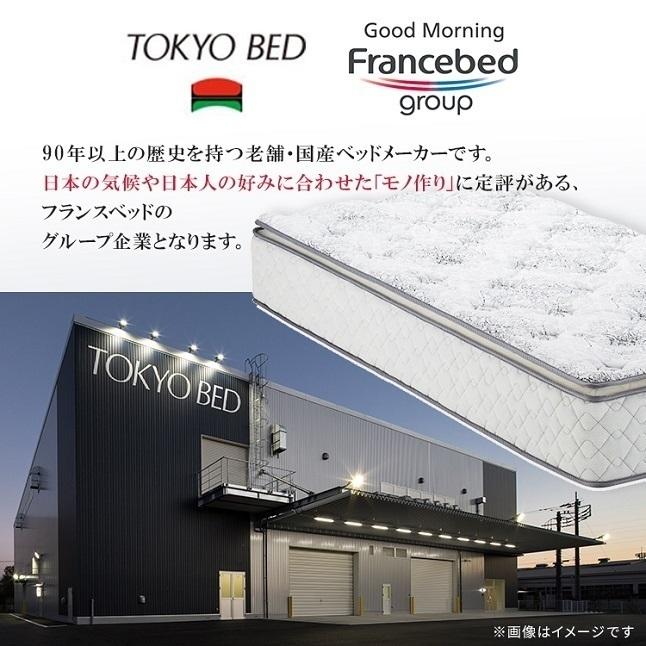 東京ベッド 正規品 マットレス ダブル Rev.7 ポピュラー ハード 140cm