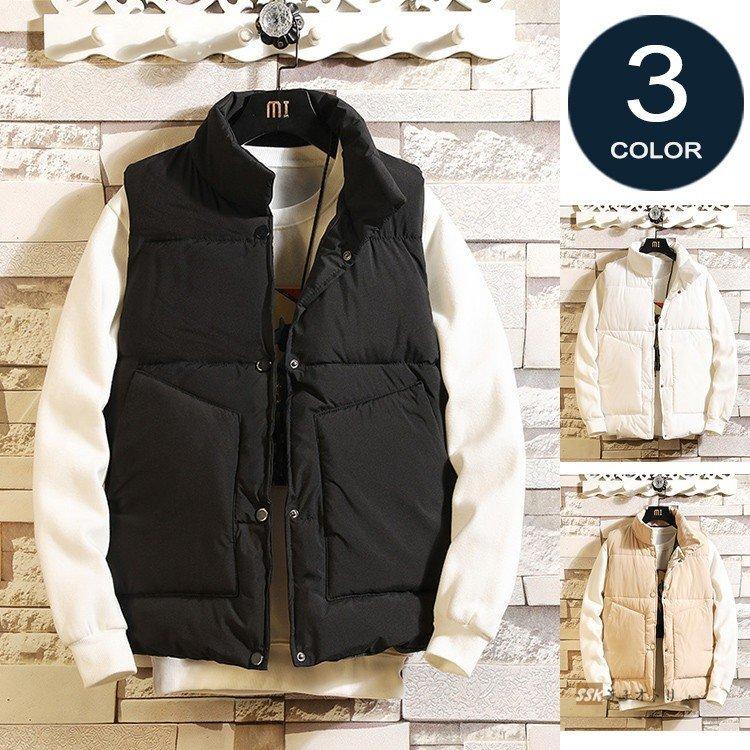日本産 ジャケット 中綿ベスト メンズ シンプル 紳士服 ダウンベスト 暖かい 秋冬 中綿ベスト メンズ シンプル 紳士服 ダウンベスト 暖かい 秋冬 アウトドア ベストジャケット 防風 キルティング Www Threeriversofs Com