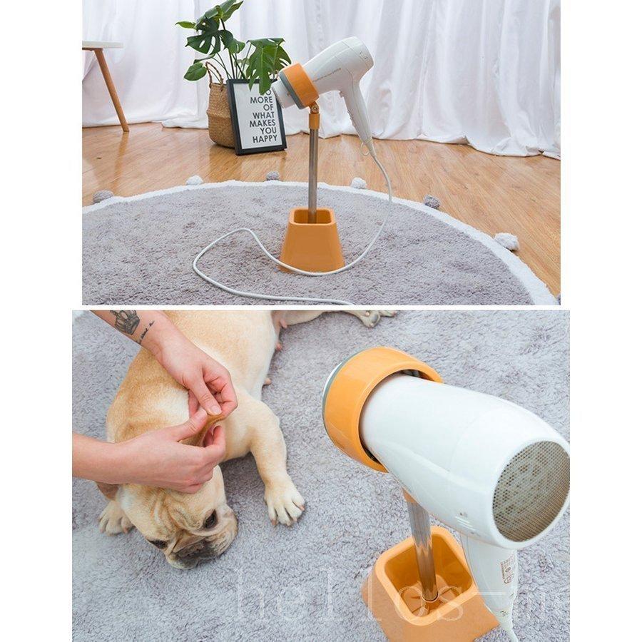 猫お風呂犬お風呂ヘアードライヤースタンドヘアドライヤーホルダー180度回転シャンプートリミング用品ハンズフリーペット用 在庫あり