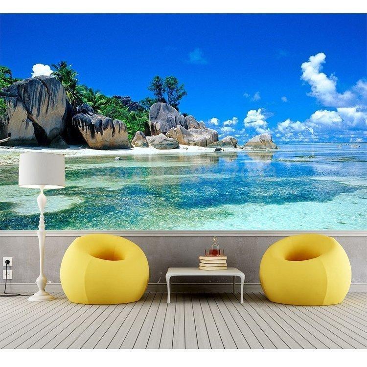 壁紙 3d 自然風景 海 ビーチ カスタム 写真紙 島 海外景色 おしゃれクロス インテリア 装飾 寝室 リビング Hun 292 コミリーショップ 通販 Yahoo ショッピング