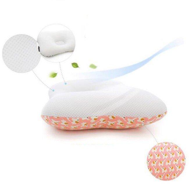 ベビー枕 新生児 赤ちゃん 頭の形が良くなる リボン型 洗える 絶壁防止 寝ハゲ対策 向き癖防止 ベビーピロー 首枕 ネッ 優先配送
