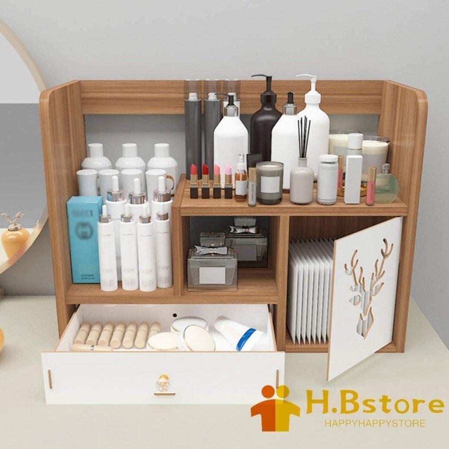 卓上収納ラック 引き出し デスク上置棚 卓上本棚 文房具収納 整理整頓 業務用 書斎用 コンパクト 段ボール 多機能 木製 小物入れ 安定 Mto 343 コミリーショップ 通販 Yahoo ショッピング