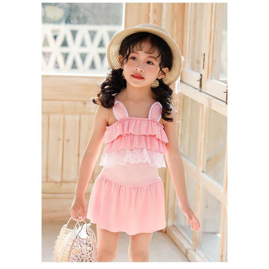 水着 女児 ワンピース 水泳服 可愛い 女の子 幼児 2歳 水着ワンピース 4歳 子供 スイムウェア 3歳 ワンピース水着 うさぎ耳 フリル P コミリーショップ 通販 Yahoo ショッピング