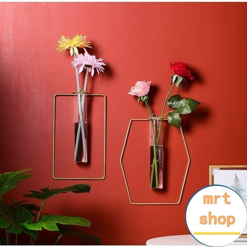 壁掛け ガラス花瓶 フラワーベース 一輪挿し 水栽培 試験管 ガラス管 鉄製ラックホルダー 部屋 飾り付け インテリア クリスタル ミニ花器 透明 ガーデニング Ttp f60 コミリーショップ 通販 Yahoo ショッピング