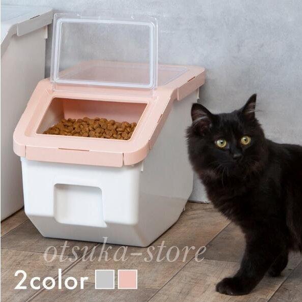 フードストッカー 犬 4 5kg おしゃれ キャットフード ドッグフード ドライフード ペット ペットフード 密閉 湿気防止 猫 軽量カップ付き ブランド雑貨総合 猫