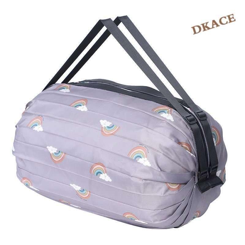 折り畳み3WAY収納バッグ コンパクト収納 エコバッグ 3way リュック トートバッグ 巾着 ポストンバッグ 大丈量 軽量 旅行 キャンプ 買い物  100%正規品