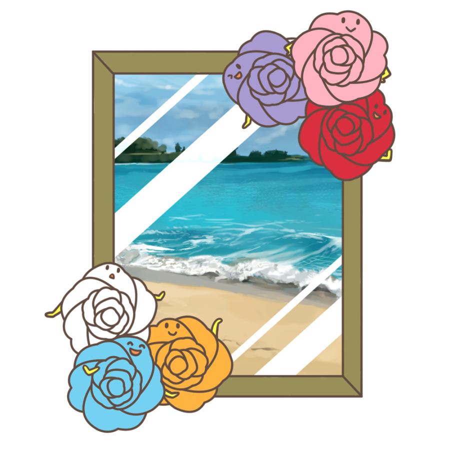 造花 花 のみ パーツ バラ 花びら 大量 赤 白 ブルー いろんな カラー