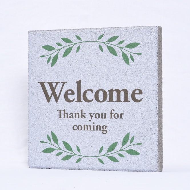 【ウェルカムブロック】平板ブロック　Welcome Thank you　〈商品番号 B1-H200,B1-H300〉 | 