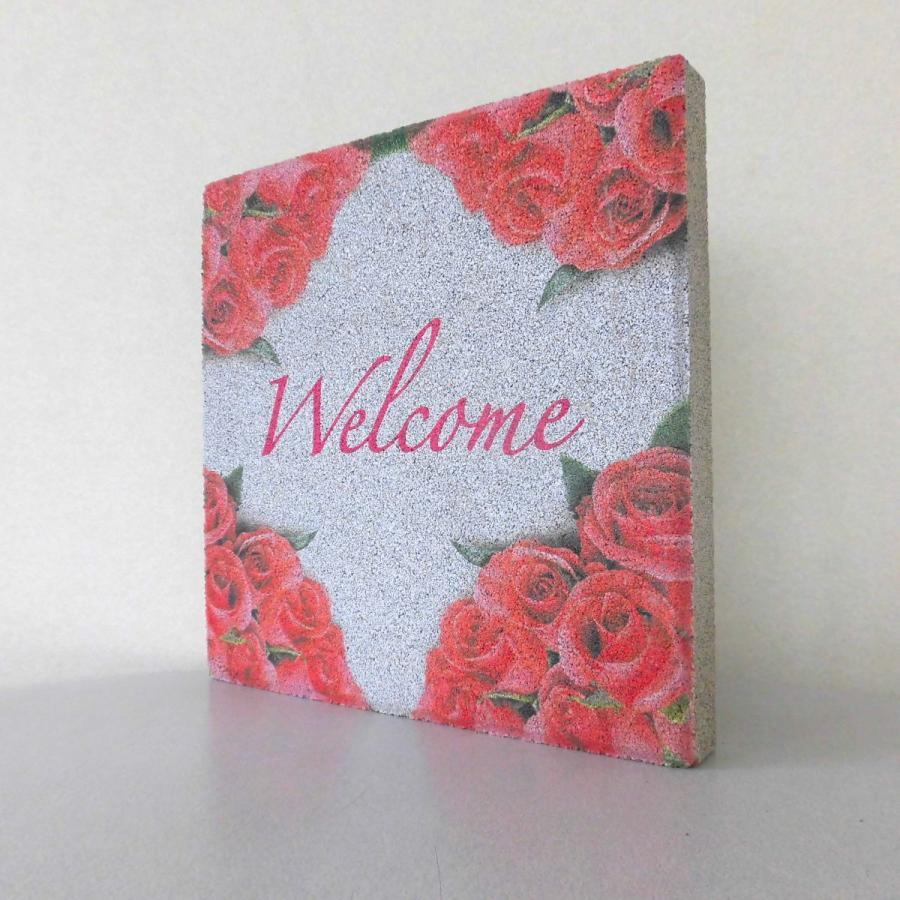 【ウェルカムブロック】平板ブロック　ローズ Welcome　〈商品番号 B13-H200,B13-H300〉 | 