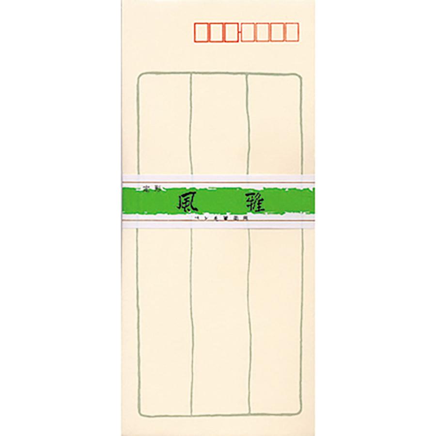 エムディーエス 封筒 風雅 枠付き 一重 21-108｜komono-ichiba