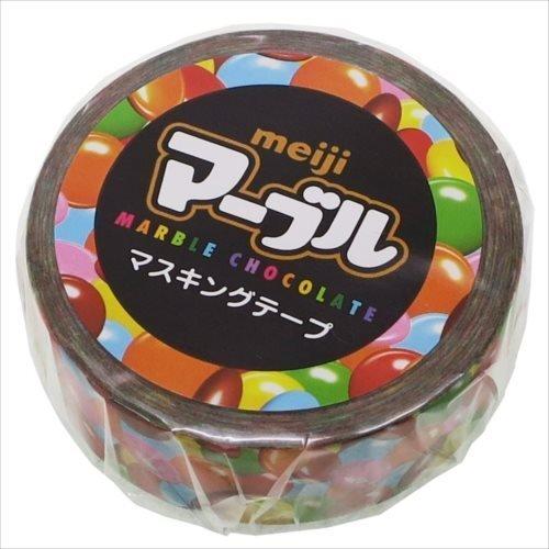 colte コルテ　マスキングテープ　マーブルチョコ　チョコレート　カラフル 新入学・新学期》マーブルチョコレート 15mm幅マステおやつマーケット
