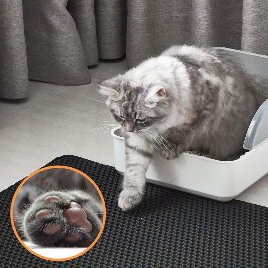 猫砂マット 猫トイレマット 猫砂取りマット 猫マット 飛び散り