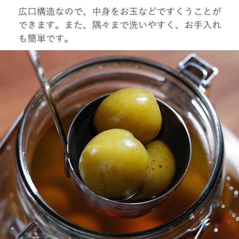 全国送料無料 取手付密封びん 1L 2L 3L 4L 選べる2個セット 梅酒瓶