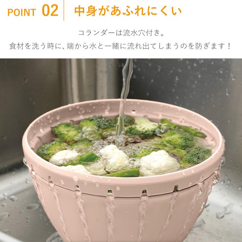 ボウル　コランダー アンティーク調 コランダー｜食洗機対応 水切りボウル｜POMEL – POSH