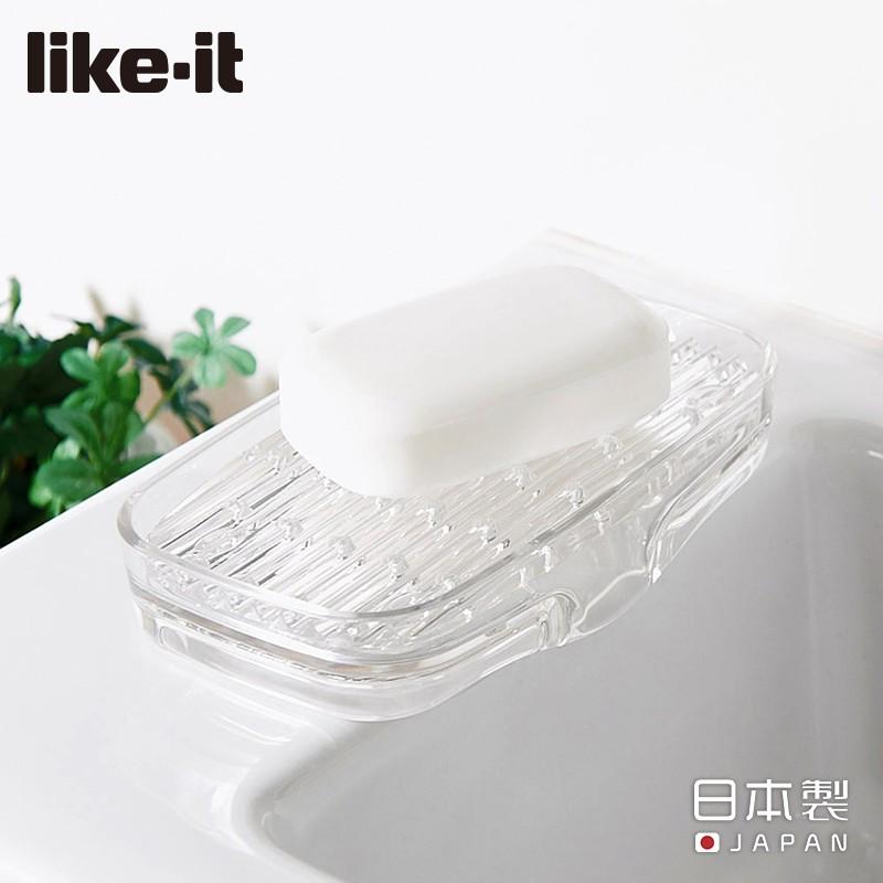 水が切れる シンクキャディ ライクイット Like It 石けんホルダー 石鹸ホルダー 石鹸置き 可愛い 石けん置き 石鹸おき スポンジ置き 水切りトレ 日本製 1912li002 小物専科 通販 Yahoo ショッピング