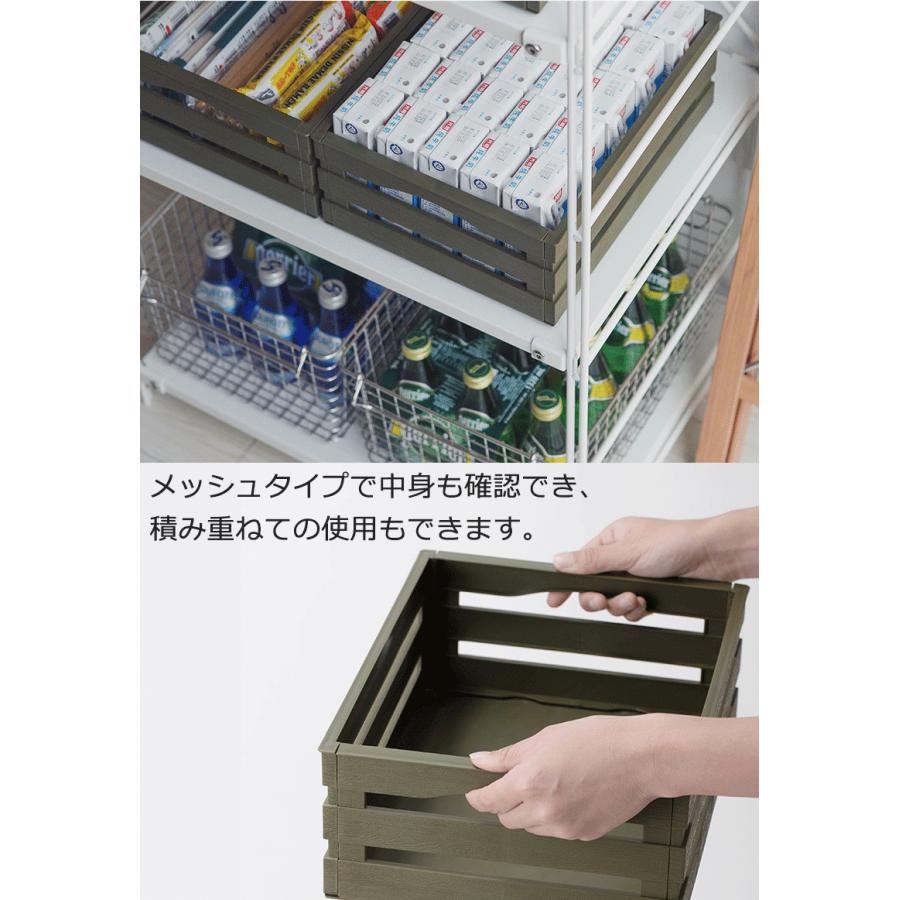 木目調コンテナ 収納 整理 コンテナ 折りたたみコンテナ 収納コンテナ 収納ボックス おもちゃ箱 文房具 工具用品 アウトドア 家庭用品 子供部屋 引っ越し 05sd217 小物専科 通販 Yahoo ショッピング