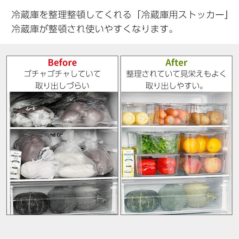 4l 収納 冷蔵庫用 透明 クリア ストック ストッカー中身見える ケース 横 収納術 方法 料理 クリア 野菜室 棚 食品保存容器 プラスチック ふた付き 単品 霜山 2102sd292 小物専科 通販 Yahoo ショッピング