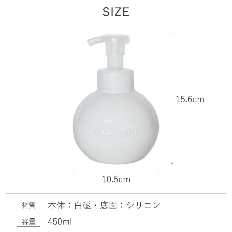 ソープディスペンサー 泡 ディスペンサー LOLO 450ml 泡ボトル ハンド
