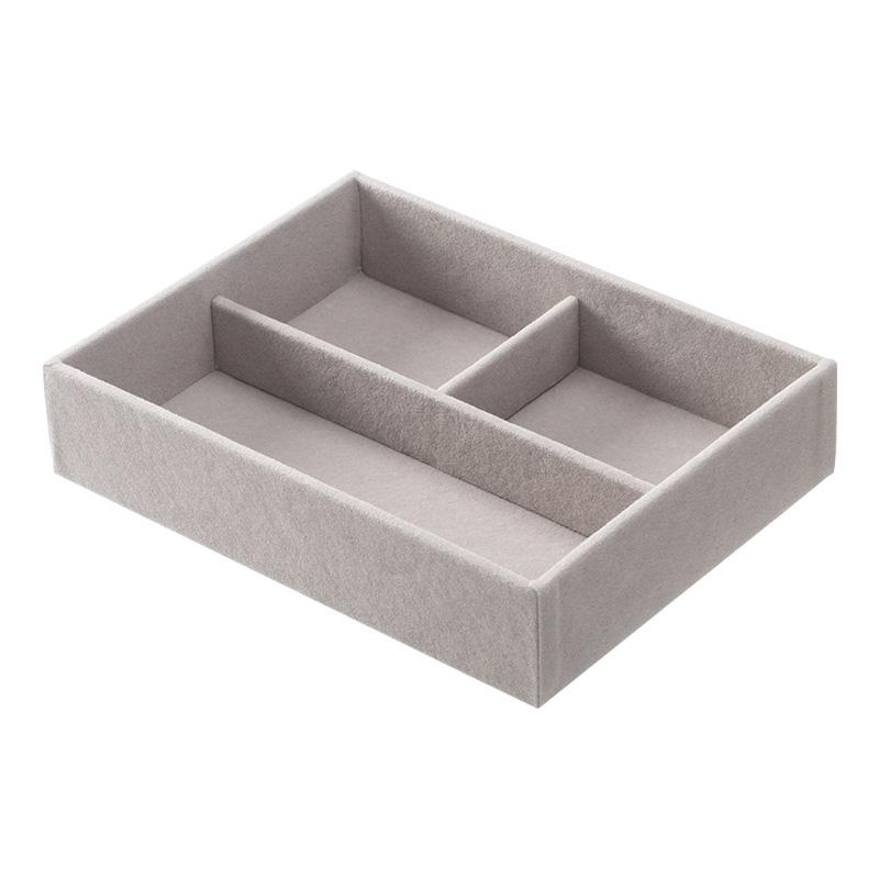 霜山 リング アクセサリー収納ケース 仕切り 3個 ジュエリーケース