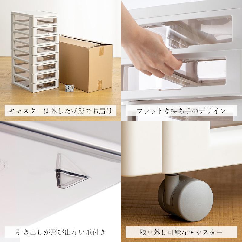 霜山 送料無料 ファイルキャビネット 6段 B4 キャスター付き ファイル
