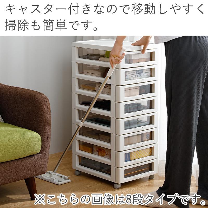霜山 送料無料 ファイルキャビネット 6段 B4 キャスター付き ファイル