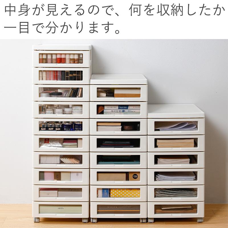 霜山 送料無料 ファイルキャビネット 8段 B4 キャスター付き ファイル
