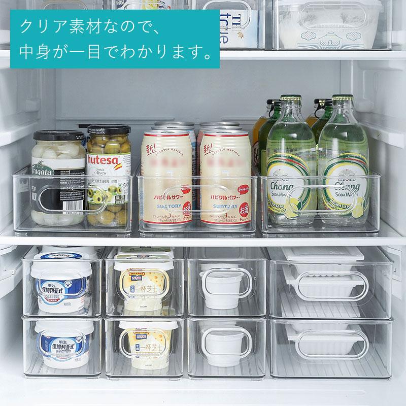 保存容器　10個セット　冷蔵庫収納　大容量 楽天市場】冷蔵庫 収納 収納ケース 冷蔵室トレー 浅型 スリム