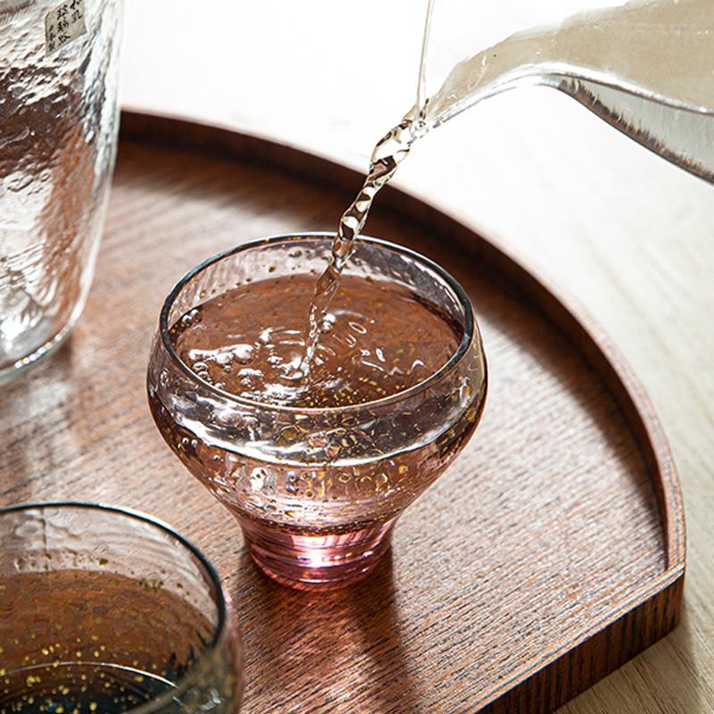 杯 115ml 盃 梅紫 冷酒グラス 江戸硝子 八千代窯 酒杯 酒器 おちょこ