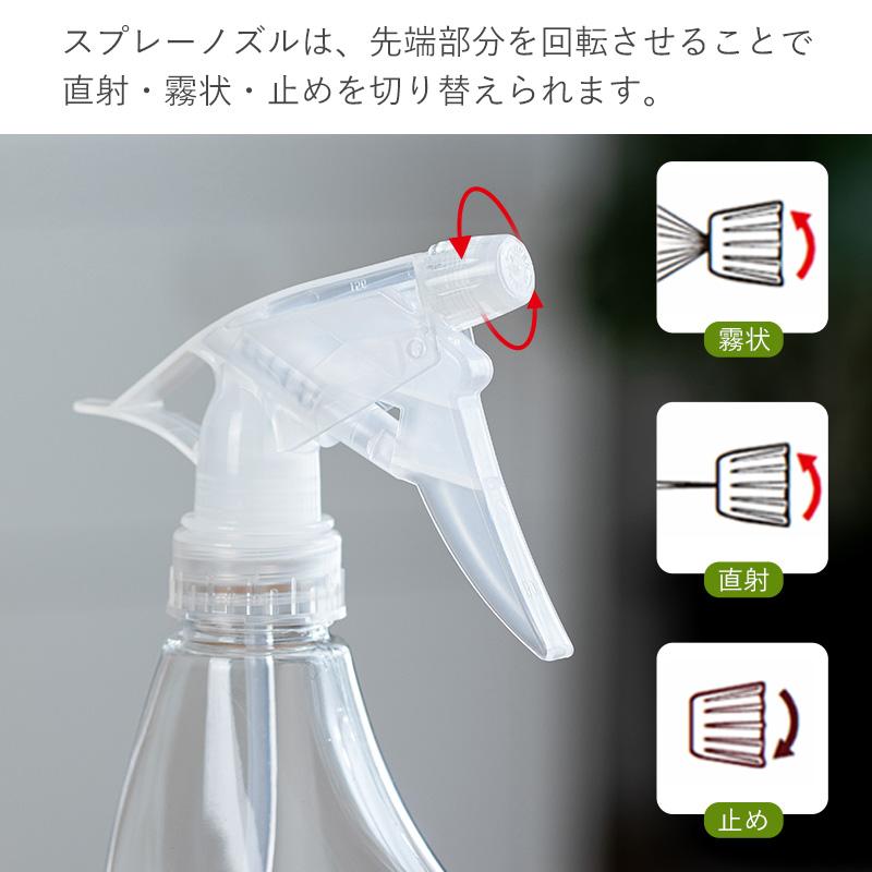 霜山 スプレーボトル 240ml 3個セット ノズル 2タイプ スプレー容器