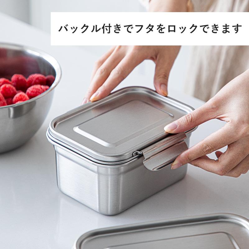 霜山 ステンレス 保存容器 キムチ保存 キムチ容器 600ml 保存 食洗機
