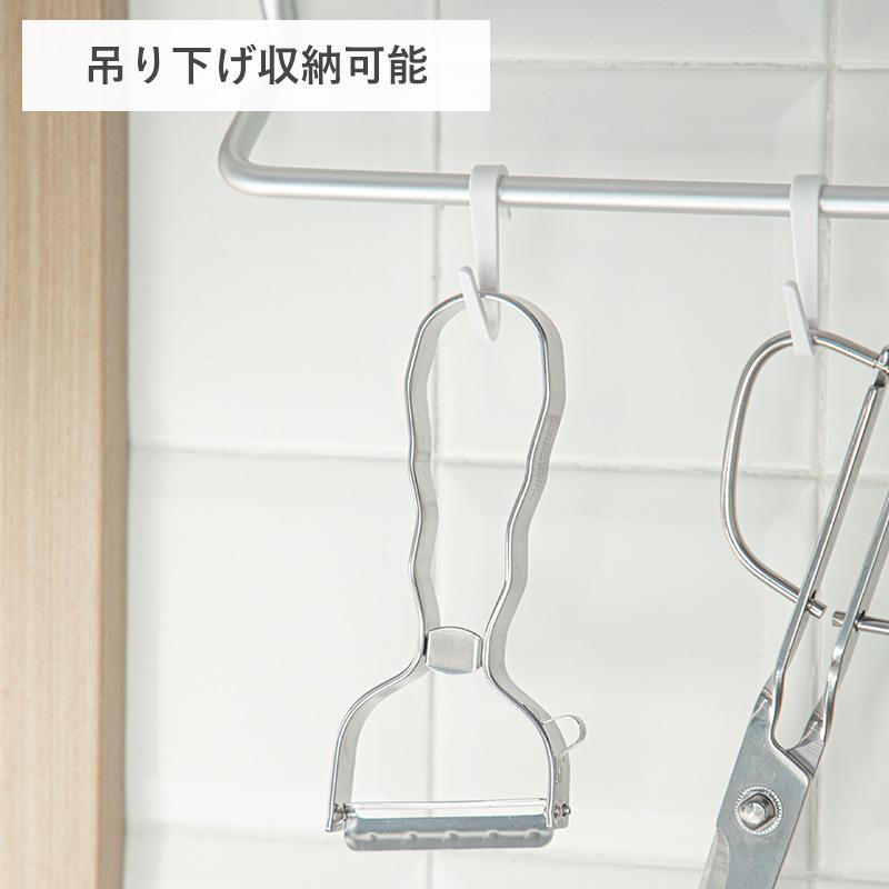 霜山 ステンレス T型ピーラー ピーラー 調理器具 芽取り キッチン用品