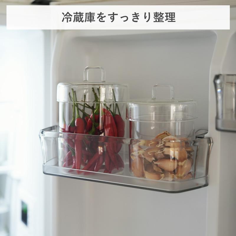 霜山 耐熱ガラスキャニスター 430ml キャニスター 持ち手 フタ 霜山 耐熱ガラスキャニスター 430ml キャニスター 持ち手 フタ