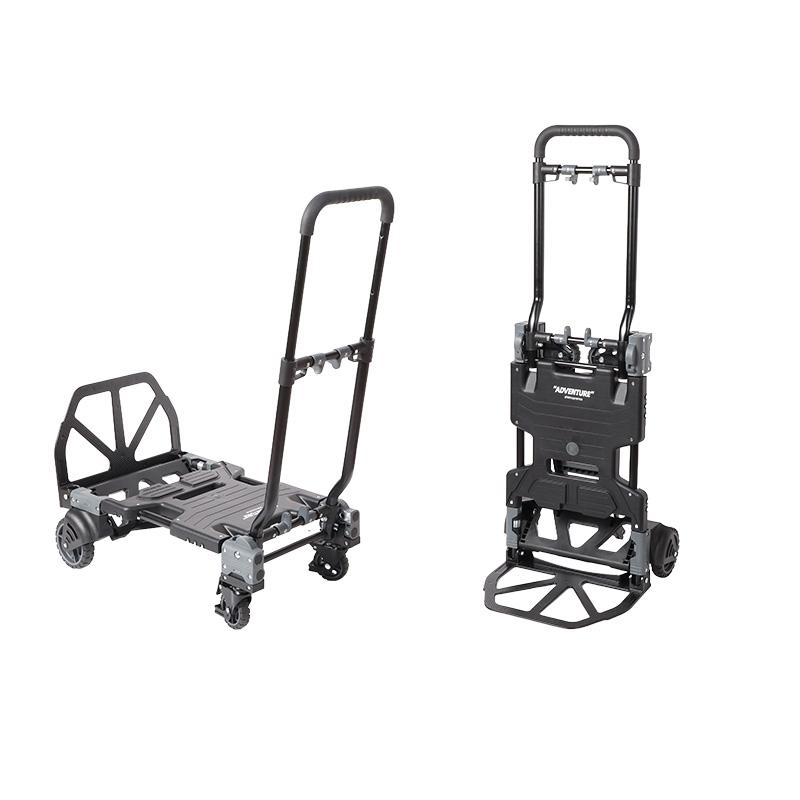 霜山 台車 2WAY 折りたたみ コンパクト 150kg 75kg 4輪 2輪 切替