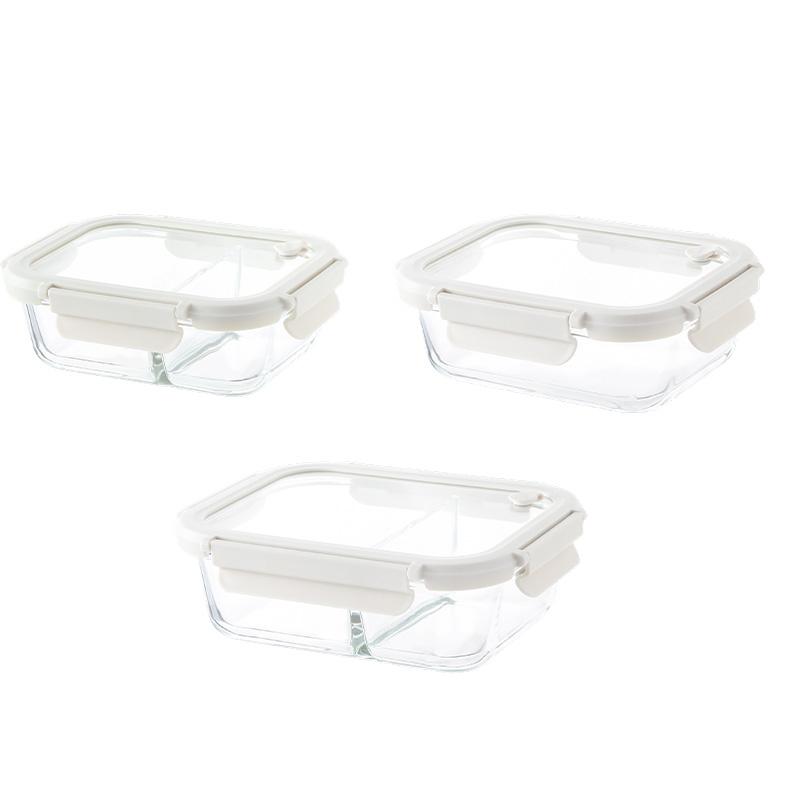 霜山 耐熱ガラス容器 弁当箱 お弁当 640ml 1040ml 単品 食洗機 電子