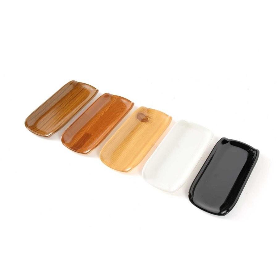 黒と赤のプラスチックおしぼりトレイ 42cm x 30cm 21枚 黒と赤の