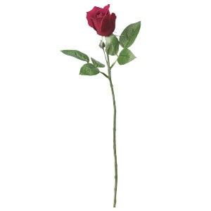 造花 花のみ ベルベットローズ（S）×1 つぼみ×1〔×24本入り〕アレンジメント/花材/アートフラワー/インテリア