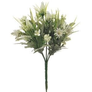 造花 花のみ ミックスフラワーブッシュ〔×12本入り口・入口〕申し合わせ/花材/作物御花/室内装飾