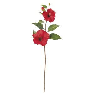 造花 花のみ ハイビスカス×2 つぼみ×2〔×12本入り〕アレンジメント/花材/アートフラワー/インテリア