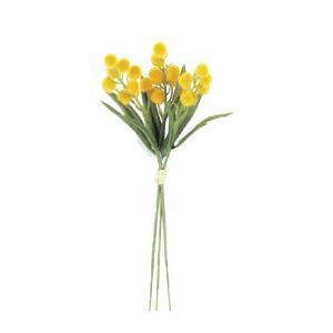 造花 花のみ ミモザバンチ（1束3本）〔×24束入り〕アレンジメント/花材/アートフラワー/インテリア