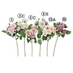 造花 花のみ ローズピック×5 つぼみ×2〔×24本入り〕アレンジメント/花材/アートフラワー/インテリア