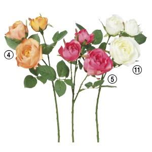 造花 花のみ ローズ×3〔×12本入り〕アレンジメント/花材/アートフラワー/インテリア