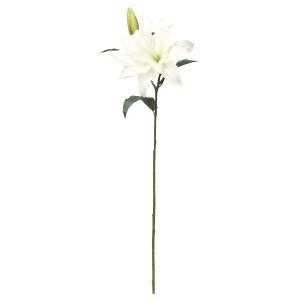 造花 花のみ カサブランカ×1 つぼみ×1〔×12本入り〕アレンジメント/花材/アートフラワー/インテリア