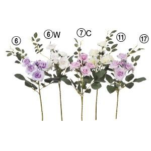 造花 花のみ ローズ×5 つぼみ×2〔×12本入り〕アレンジメント/花材/アートフラワー/インテリア