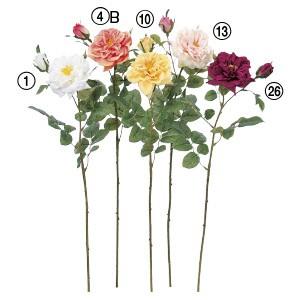 造花 花のみ ローズ×1 つぼみ×1〔×12本入り〕アレンジメント/花材/アートフラワー/インテリア